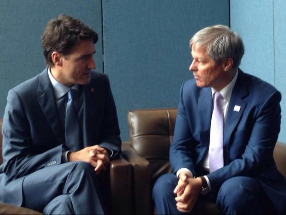 Dacian Ciolos a discutat, la New York, cu premierul Canadei despre ridicarea vizelor. Surse: Exista perspective bune pentru ca vizele sa fie ridicate intr-un viitor apropiat