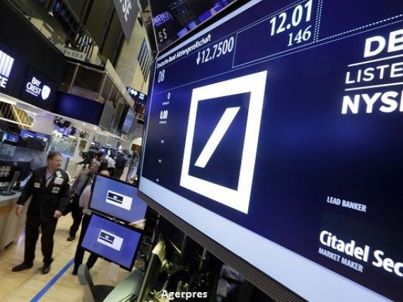 Actiunile Deutsche Bank pierd inca 9% pe bursa de la Frankfurt, generand incertitudine pe pietele din intreaga lume. Fondurile speculative isi retrag banii din banca