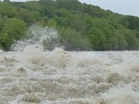 Cod rosu de inundatii in judetul Galati. Alte 4 judete sunt sub cod portocaliu de vreme rea