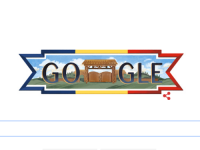 Poarta maramureseana, doodle-ul cu care Google celebreaza Ziua Nationala a Romaniei