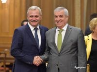 Liviu Dragnea si Calin Popescu Tariceanu, sefi la Camera si Senat