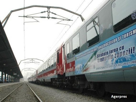 CFR ieftineste cu pana la 56% biletele la Trenurile Zapezii , care merg pe Valea Prahovei, la Vatra Dornei, Petrosani si Piatra Neamt
