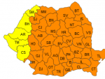 COD PORTOCALIU de ger in 36 de judete si Bucuresti, luni si marti. Minimele vor fi cuprinse intre -29 si -15 grade