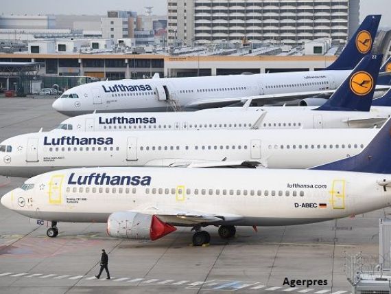 Grevă masivă la Lufthansa. Peste 180.000 de pasageri, afectați de anularea a 1.300 de zboruri