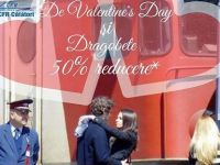 Bilete de tren la jumatate de pret, de Valentine rsquo;s Day si Dragobete