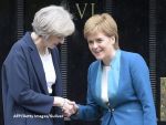 Intalnire cruciala intre sefa Guvernului de la Londra si premierul Scotiei, cu trei zile inaintea declansarii Brexitului. May: Nu este timpul potrivit pentru organizarea unui referendum pentru independenta