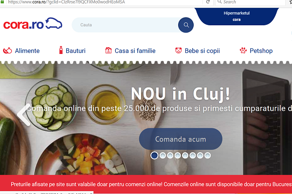 Cora Romania A Extins In Cluj Serviciul De Cumparaturi Online Incont Stirileprotv Ro