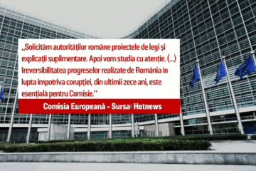 Comisia Europeană cere autorităţilor române explicaţii privind modificarea legilor Justiţiei