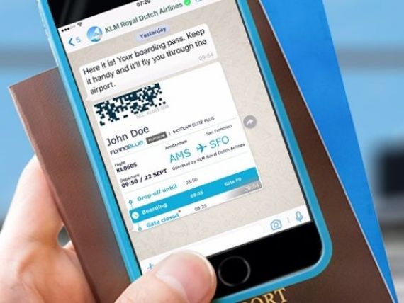 Operatorul olandez KLM va oferi clienților din întreaga lume informații despre zboruri prin intermediul WhatsApp