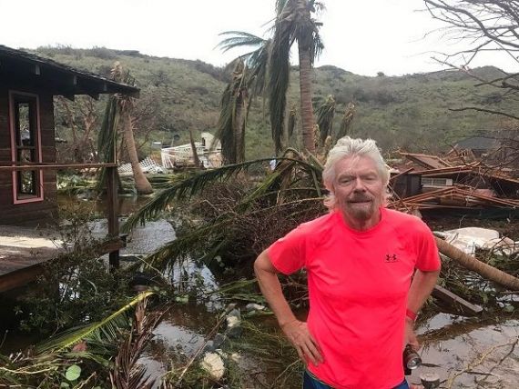 Paradisul s-a transformat în iad. Cum arată insula din Caraibe a omului de afaceri Richard Branson, după ce a fost măturată de uraganul Irma