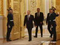 Vladimir Putin, învestit pentru a patra oară în funcția de președinte al Rusiei. Este cel mai longeviv lider rus de la Stalin încoace