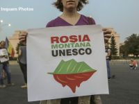 Proteste în stradă față de decizia Guvernului de stopa procedura de includere a Roșiei Montane în UNESCO