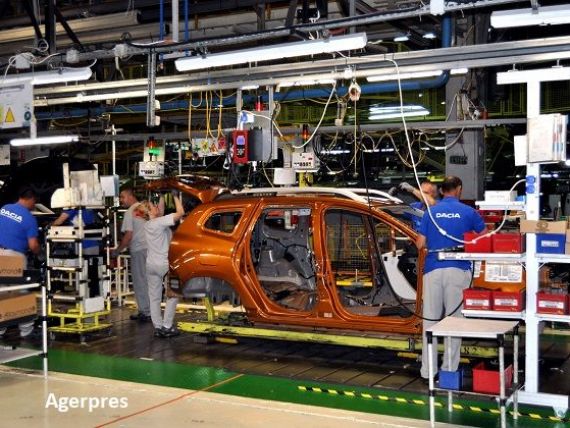 Producţia Uzinei Dacia de la Mioveni a crescut cu peste 27% față de anul trecut. Duster conduce detașat clasamentul mașinilor construite la Pitești