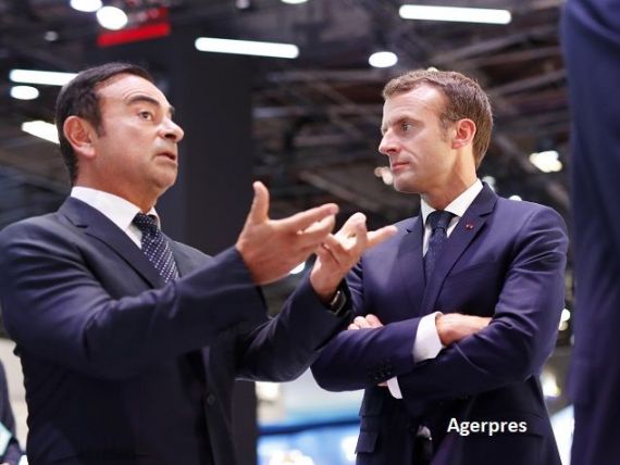 Statul francez cere Renault să-l înlocuiască pe Carlos Ghosn, acuzat de nereguli financiare în Japonia