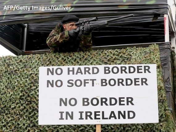 Fără soluție pentru frontiera irlandeză: Nu vom permite un Brexit fără un acord, care trage Irlanda afară din piaţa unică