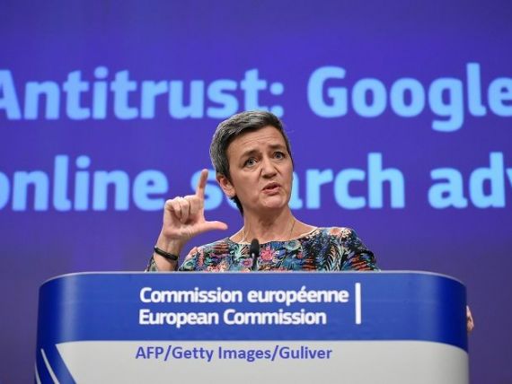 CE amendează din nou Google, cu 1,5 mld. euro, pentru încălcarea legislației UE în domeniul reclamelor