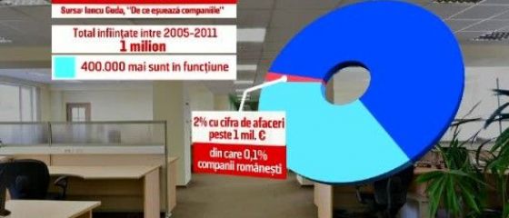 Companiile din România mor în primii ani de viață. Cele mai dese greşeli ale patronilor