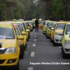 Taximetriștii protestează din nou față de platformele de car sharing și restricționează circulația în București. Reacția Uber