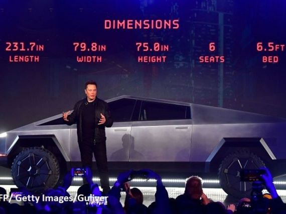 Tesla a prezentat primul său vehicul pickup electric blindat, cu un design din filmele SF