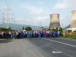 Protest spontan la Termocentrala Mintia, unde 110 salariaţi au refuzat să intre la lucru. Centrala a fost oprită din lipsă de cărbune