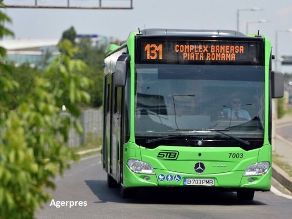 Ultima tranşă din cele 130 de autobuze Mercedes Citaro Hybrid achiziţionate de Primăria Capitalei intră în circulaţie din 1 decembrie