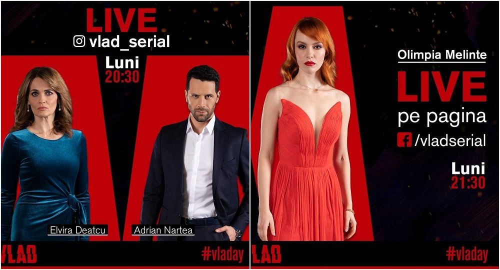 Vladay Continuă Actorii Din Vlad Vor Fi Live Pe Facebook și Instagram Alături De Fanii Serialului Vlad Protv