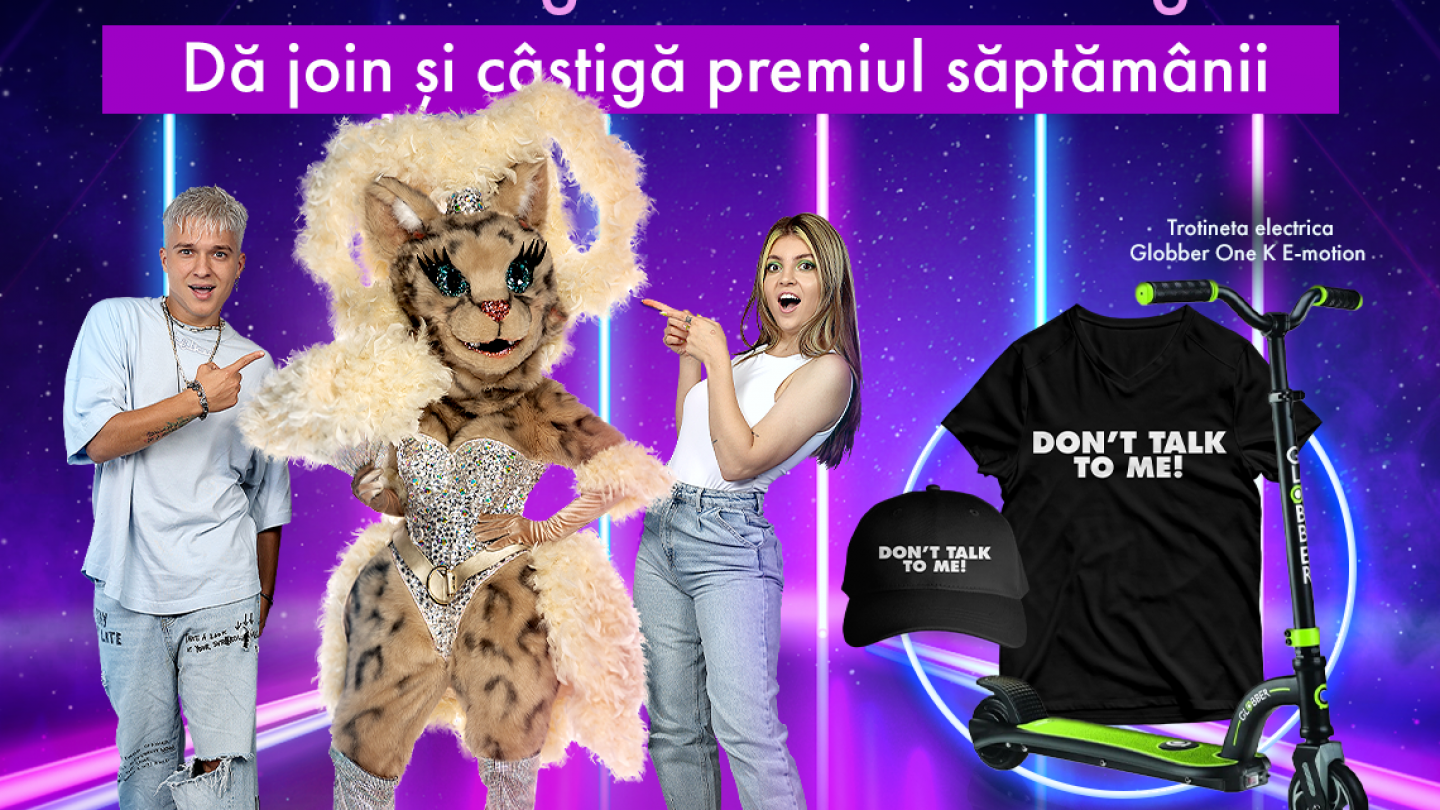 CONCURS: PISICA și tiktokerii Masked Singer au lansat un nou dans